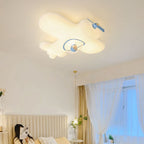 Lumendat Modern Simplicity Kids Plane Iron PE LED Flush Mount Ceiling Light For Bedroom Lumendat