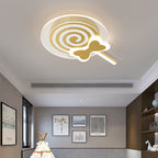 Lumendat Creative Childlike Cartoon Lollipop Design LED Flush Mount Light Lumendat