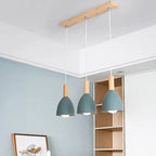 Nordic Minimalist Macaron Solid Color 1/3-light Chandelier modern luxury lighting fixture