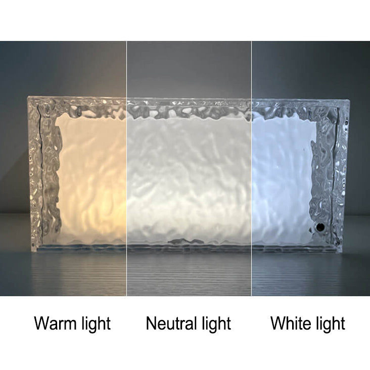 Creative Ice Cube Acrylic RGB LED Decorative Table Lamp Lumendat