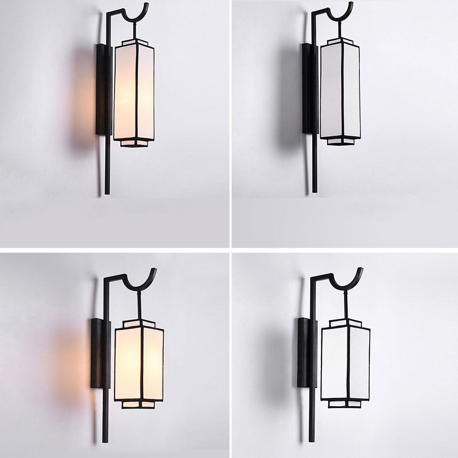 Modern Light Luxury Vintage Iron Cloth 1-Light Wall Sconce Lamp Lumendat