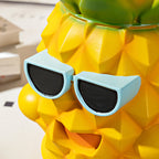 Lumendat Contemporary Creative Pineapple Design Resin Kids Low Stool For Living Room Lumendat