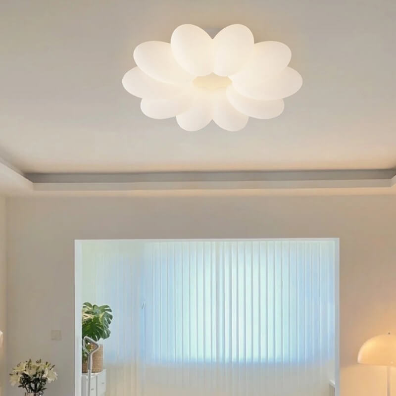 Lumendat Modern Minimalist PVC Floral Shape LED Kids Flush Mount Ceiling Light Lumendat