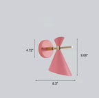 Nordic Simple Horn Shade 1-Light Wall Sconce Lamp Lumendat