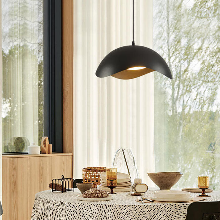 Nordic Minimalist Dome Wave Design LED Pendant Light BulbSquare