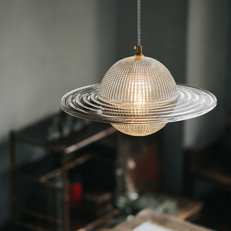 Nordic Glass Creative Planet Design LED Pendant Light