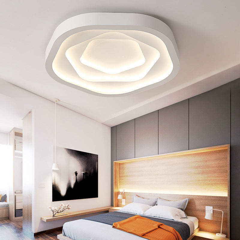 Modern Romantic Rose Shape LED Flush Mount Light Ceiling Light