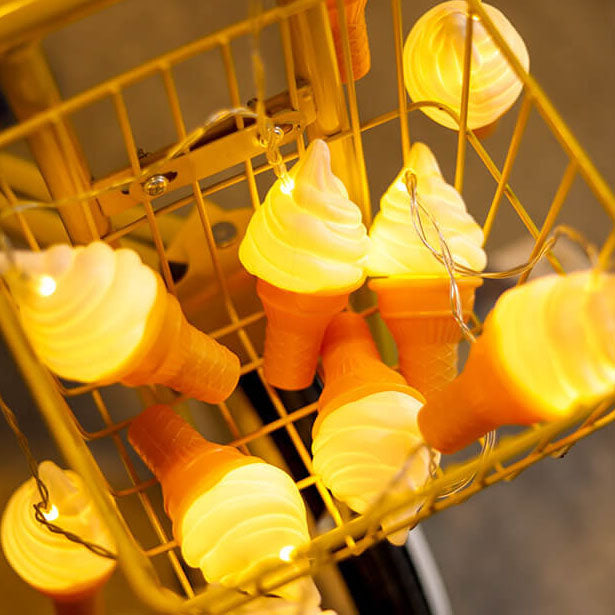 Modern Creative Ice Cream Children LED USB Battery Decoration String Lights Lumendat