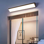 Contemporary Industrial Rectangular Aluminum PC Waterproof LED Wall Sconce Lamp For Outdoor Patio