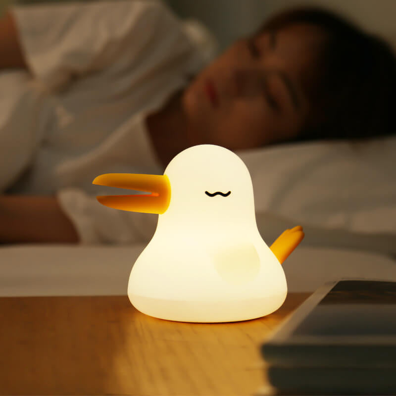 Lumendat Cartoon Kiwi Bird Silicone Rechargeable Timer Dimmable LED Decorative Table Lamp Lumendat