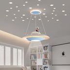 Modern Creative Flying Saucer Space Astronaut Children LED Chandelier Lumendat