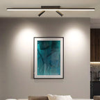 Nordic Minimalist Acrylic Long Strip Track Spotlight LED Flush Mount Ceiling Light Lumendat