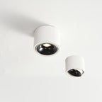 Modern Minimalist Round Spotlight Adjustable LED Flush Mount Ceiling Light BulbSquare