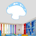Lumendat Creative Cartoon Mushroom Shape Kids LED Flush Mount Ceiling Light Lumendat