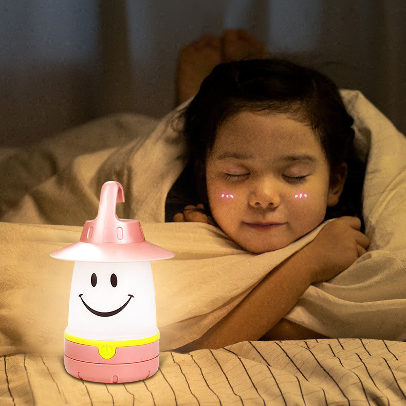 Creative Smiley Lantern Outdoor Camping LED Decorative Table Lamp Lumendat