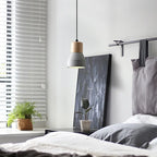 Nordic Cement Tapered 1-light Mini LED Pendant Light BulbSquare