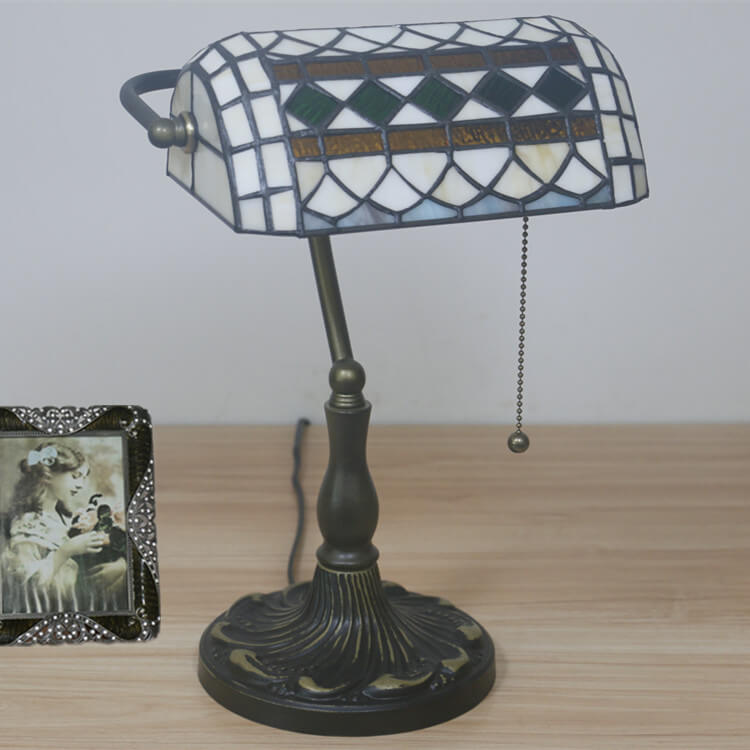 European Vintage Tiffany 1-Light Table Lamp Lumendat