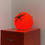 Modern Art Deco Resin Tomato Decorative USB LED Table Lamp For Living Room Lumendat