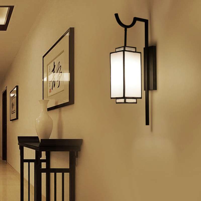 Modern Light Luxury Vintage Iron Cloth 1-Light Wall Sconce Lamp Lumendat
