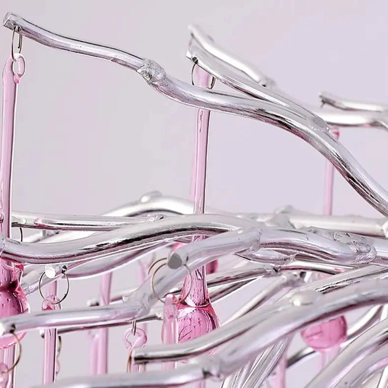 Modern Luxury Crystal Glass Aluminum Branch Water Drop 6/8/10/14 Chandeliers for Dining Room Lumendat