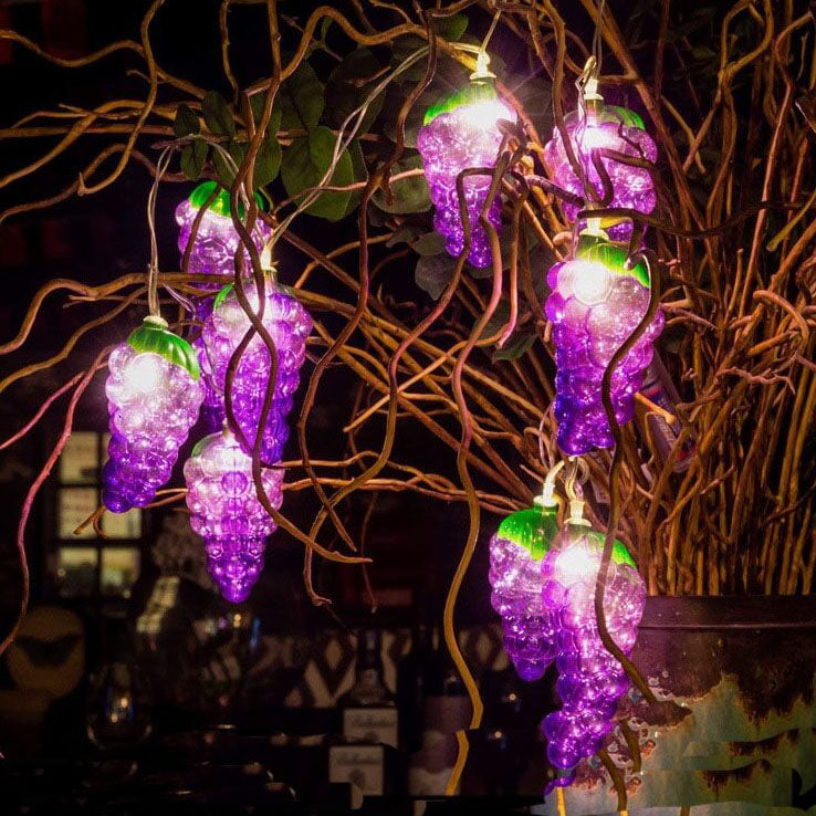Fruit Grape String Lights LED Battery USB Decorative String Light Lumendat