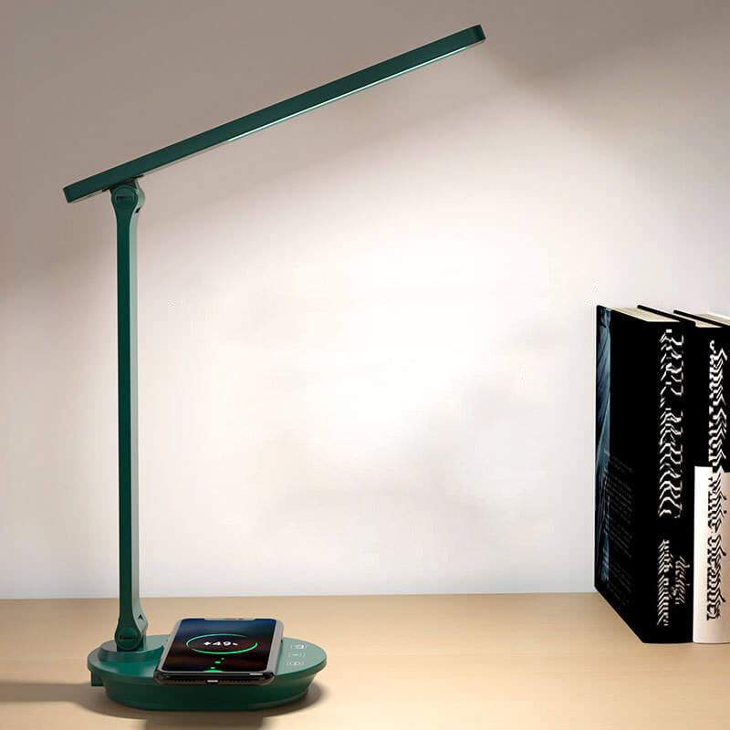 Modern Double Folding Eye Care Wireless Rechargeable LED Desk Lamp Lumendat