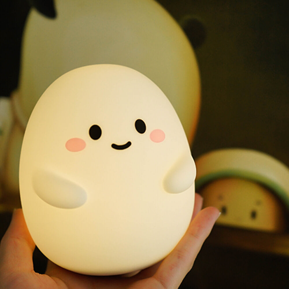 Lumendat Creative Cartoon Egg Silicone USB LED Kids Night Light Table Lamp Lumendat