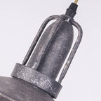 Contemporary Industrial Pot Lid Iron Antique 1-Light Pendant Light For Living Room