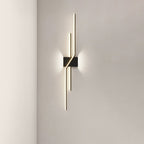 Modern Minimalist Aluminum Geometric Long Straight Line LED Wall Sconce Lamp For Living Room Lumendat