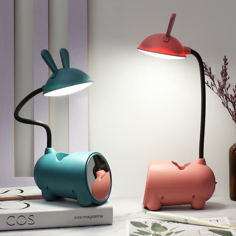 Cartoon Creative Rabbit LED Touch USB Pen Holder Desk Lamp Lumendat