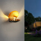 Outdoor Waterproof Creative Shell Aluminum LED Wall Sconce Lamp Lumendat