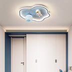 Lumendat Contemporary Creative Cartoon Planet Spaceman Acrylic LED Kids Flush Mount Ceiling Light For Living Room Lumendat