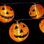 Halloween Pumpkin Lantern Outdoor Waterproof LED Decorative String Lights Lumendat