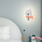 Lumendat Contemporary Creative Acrylic Cartoon Fairy Astronaut Iron LED Kids Wall Sconce Lamp For Bedroom Lumendat