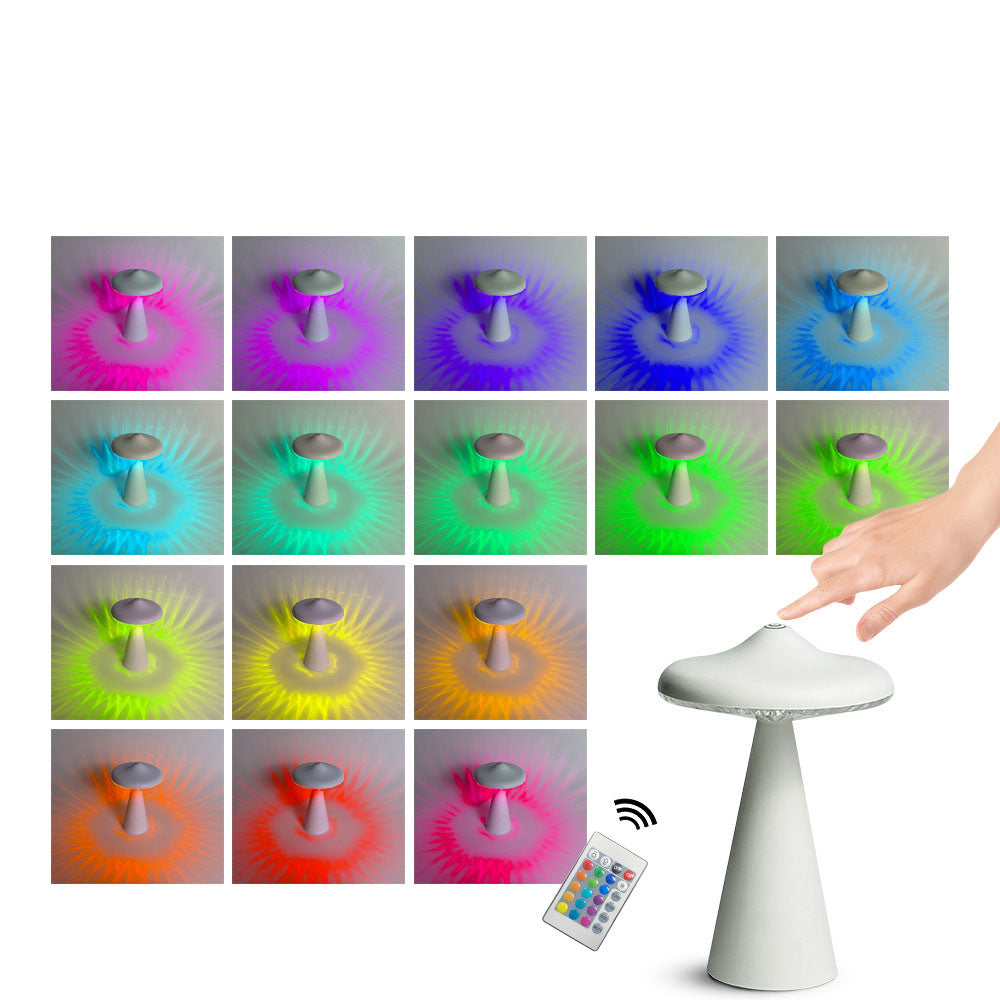 Modern Creative UFO USB Rechargeable LED Night Light Table Lamp Lumendat