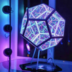 Infinity Dodecahedron LED Night Light Art Table Lamp Lumendat