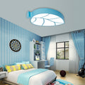 Lumendat Modern Simplicity Kids Metal Acrylic Foliage Elliptical LED Flush Mount Ceiling Light For Bedroom Lumendat