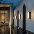 Modern Long Acrylic Solar LED Waterproof Outdoor Garden Wall Light Lumendat