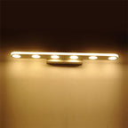 Modern Simple White Long Oval Acrylic Vanity Light 4/6 Light Wall Sconce Lamp Lumendat
