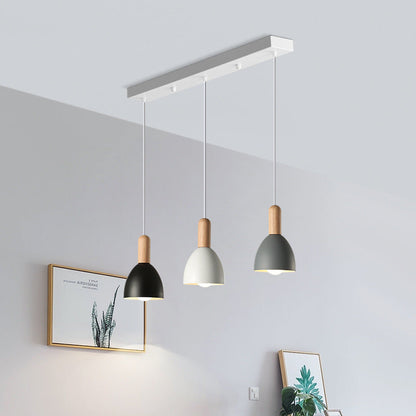 Nordic Minimalist Macaron Solid Color 1/3-light Chandelier