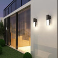 Outdoor Modern Waterproof Rectangular Column LED Wall Sconce Lamp Lumendat
