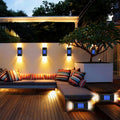 Simple Solar Waterproof Up and Down Lighted LED Wall Sconce Lamp Lumendat