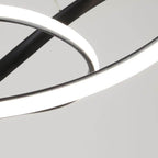 Modern Minimalist Ring Aluminum Strip LED Pendant Light