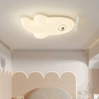Lumendat Contemporary Nordic Kids Iron PE Plane LED Flush Mount Ceiling Light For Bedroom Lumendat