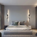 Modern Minimalist Long Wave Design Aluminum Iron LED Wall Sconce Lamp For Living Room