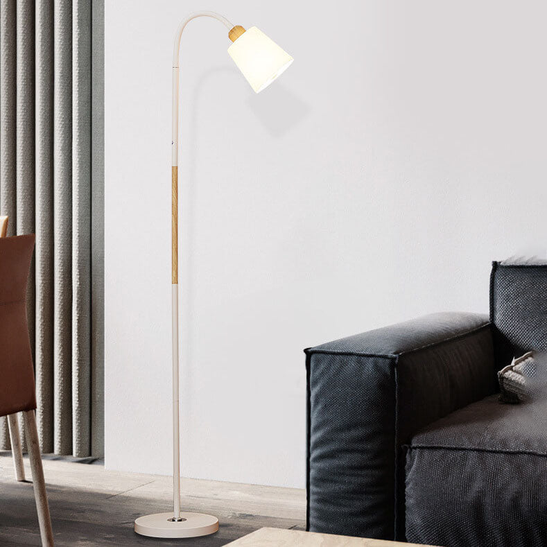 Modern Minimalist Iron 1-Light Standing Floor Lamp Lumendat