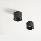 Modern Minimalist Round Spotlight Adjustable LED Flush Mount Ceiling Light BulbSquare