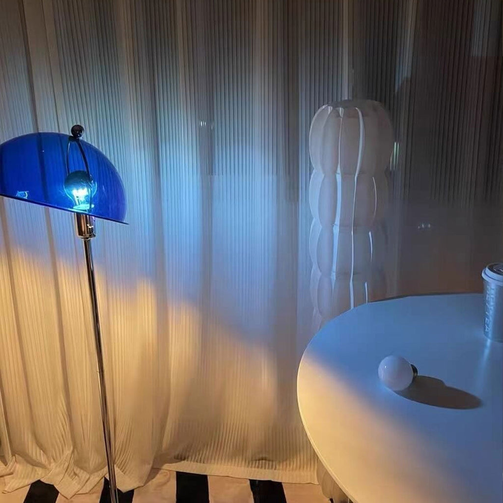 Creative Retro Acrylic Mushroom Design 1-Light Standing Floor Lamp Lumendat