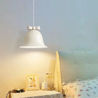 Contemporary Scandinavian Iron Bowknot Bell 1-light Pendant Light for Living Room