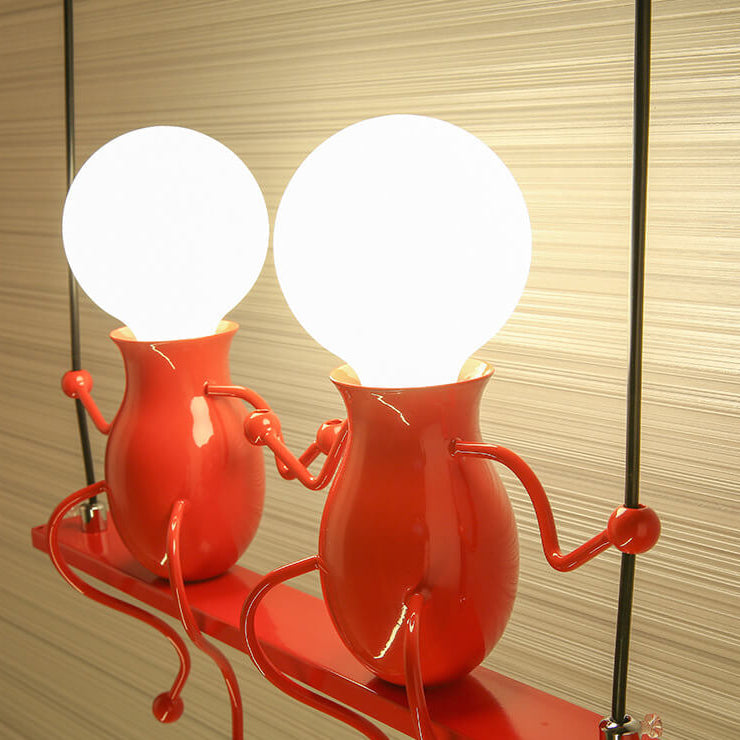 Lumendat Contemporary Creative Iron Children's Ball 2-Light Wall Sconce Lamp For Bedroom Lumendat